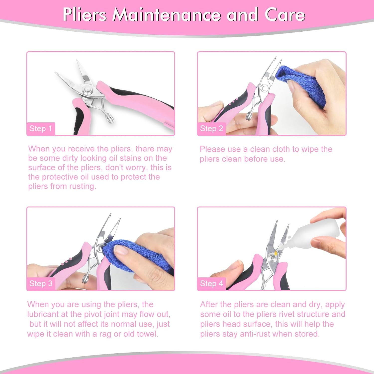 Toolour Jewelry Pliers Set Jeweler Making Tools for Adults,11pcs Professional Jewelry Pliers Tool Kit with Jewellery Making Supplies for DIY Beading Crafting Crimping Cutting Repair