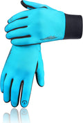 SIMARI Winter Gloves for Women Men - Cold Weather Thermal Touch Screen Ski Snow Glove Liners, Non-Slip Palm & Warm Fleece Lined, for Running Cycling Driving Hiking Walking Sports Outdoor Texting Work