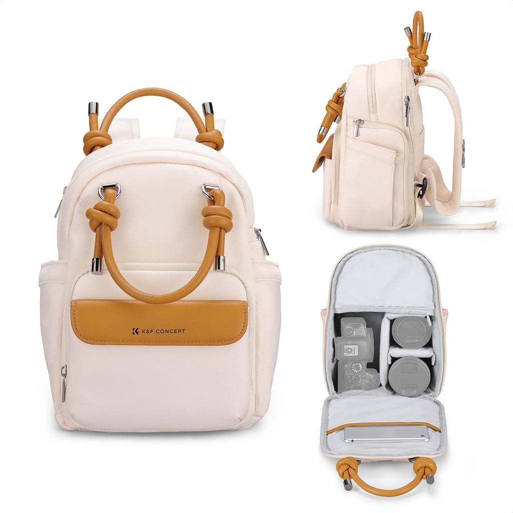 K&F CONCEPT Camera Backpack, DSLR/SLR Small Camera Bag