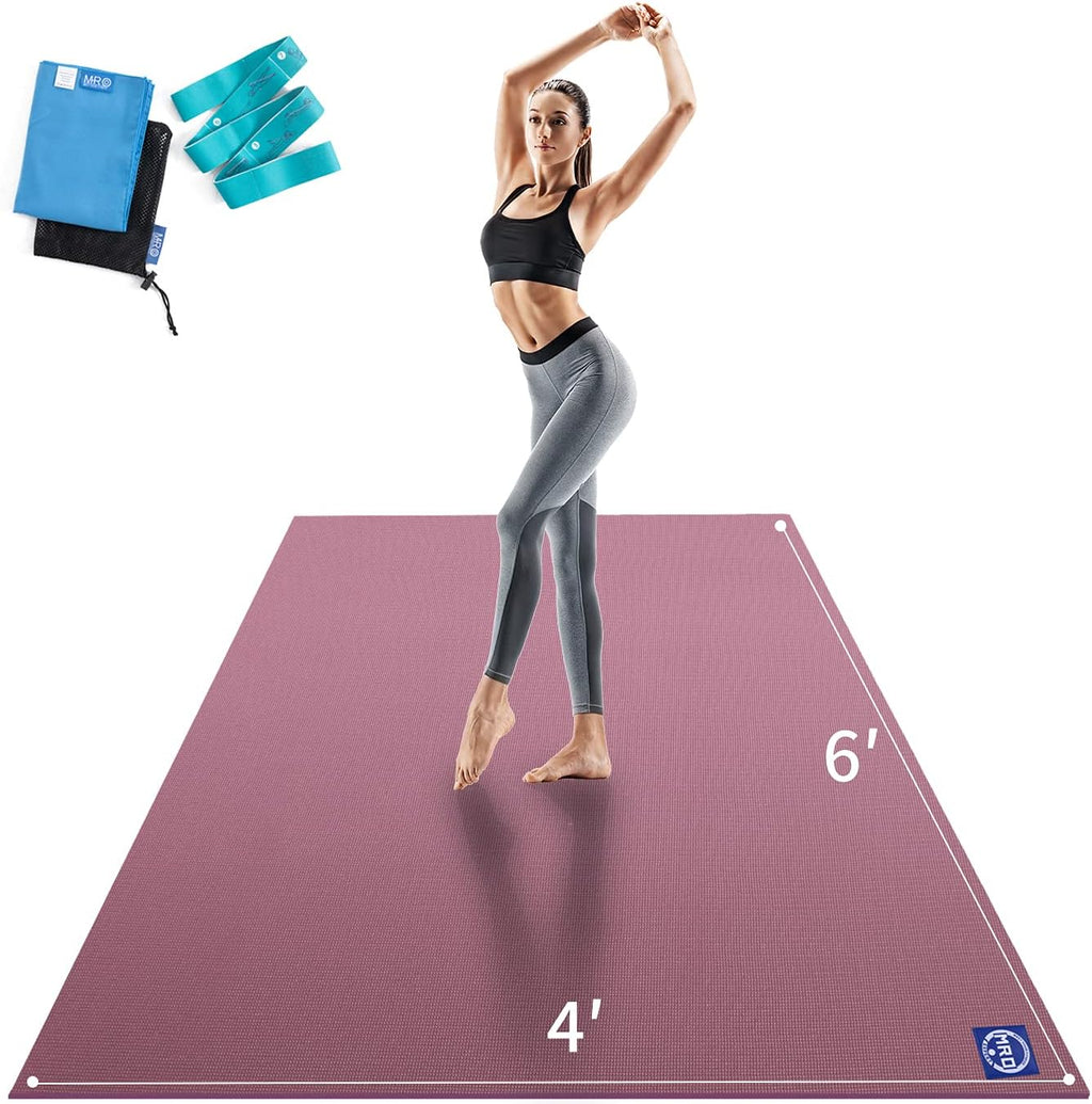 MRO Extra Large Yoga Mat, 12'x6'/9'x6'/7'x5'/6'x4' (9MM)