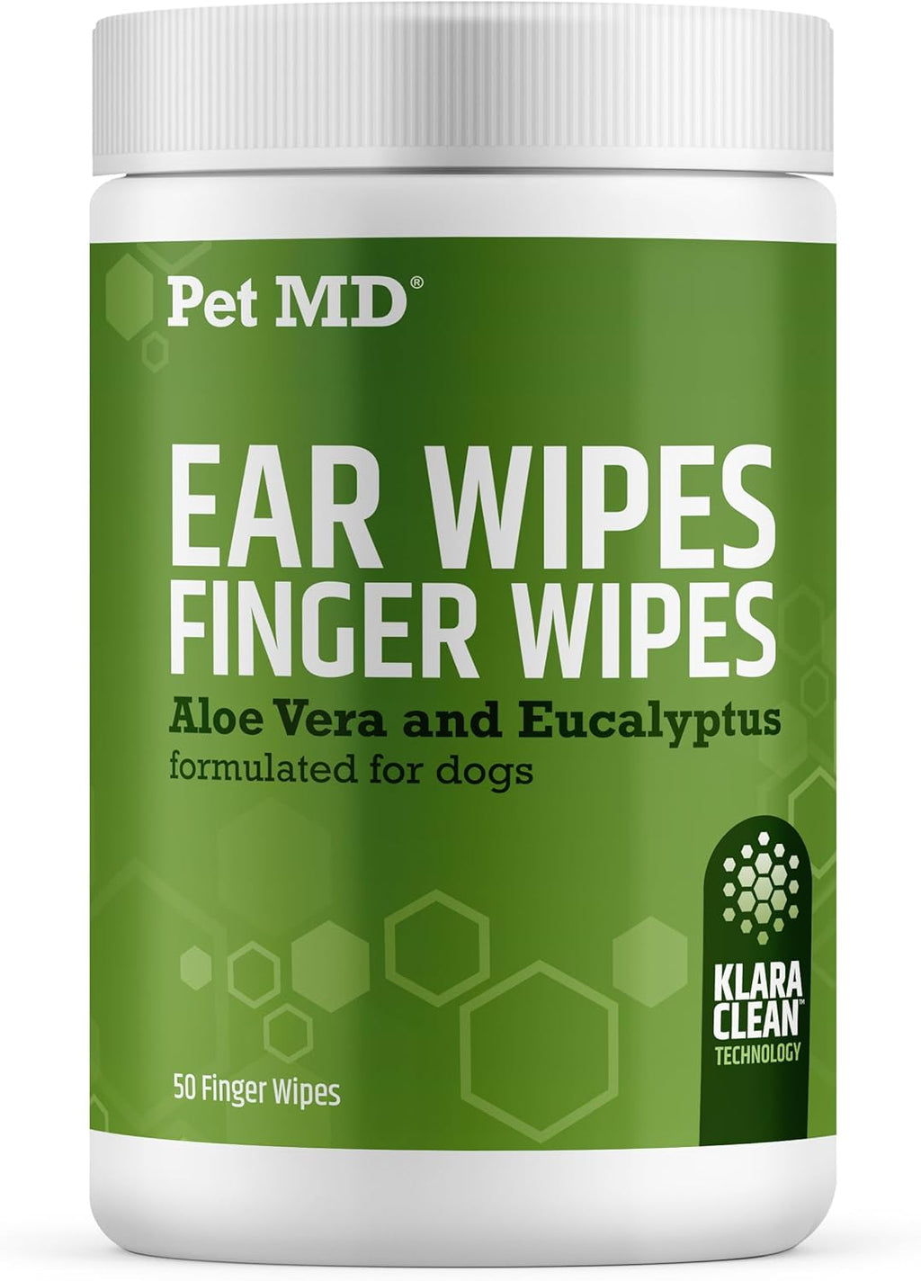 Pet MD Dog Ear Cleaning Wipes – Otic Cleanser for Dogs - 100 ct