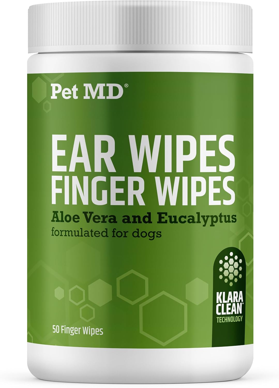 Pet MD Dog Ear Cleaning Wipes – Otic Cleanser for Dogs - 100 ct
