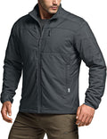 CQR Men's Lightweight Warm Insulated Jacket, Windproof Water Resistant Winter Active Coat for Hiking Work Outdoor Tactical