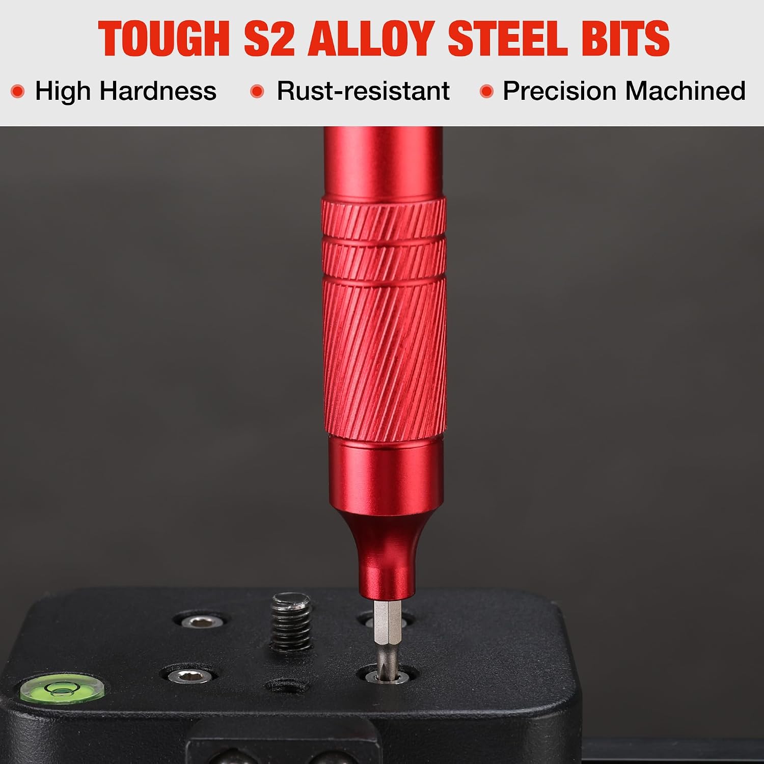 WORKPRO 24 in 1 Multi Bit Mini Screwdriver Set Magnetic, Red