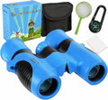 Portable Kids Binoculars 8x21 - Compact Shockproof Real Binoculars for Kids