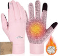 Pixel Panda Winter Gloves for Men Women Warm Touchscreen Gloves for Cold Weather for Cycling, Driving, Running, Hiking, Work