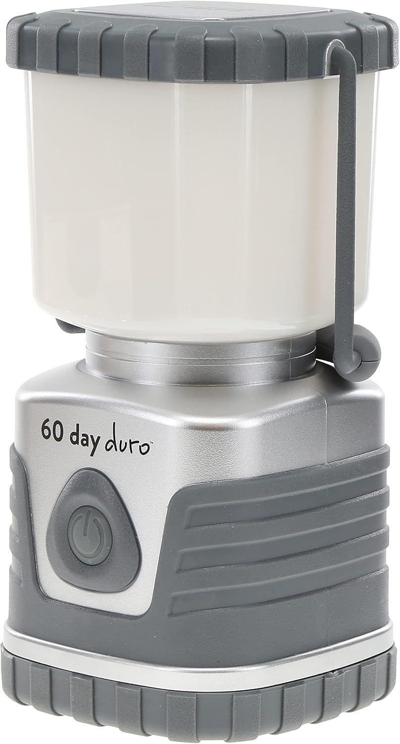 ust 60-Day Duro LED Portable 1200 Lumen Lantern with Lifetime LED Bulbs and Hook for Camping, Hiking, Emergency and Outdoor Survival