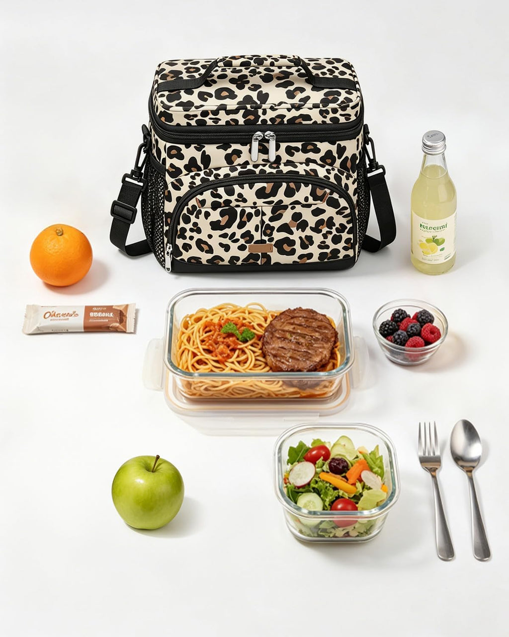 Pritent Lunch Box for Men Women Insulated Lunch Tote Cooler Bag Lunchbox