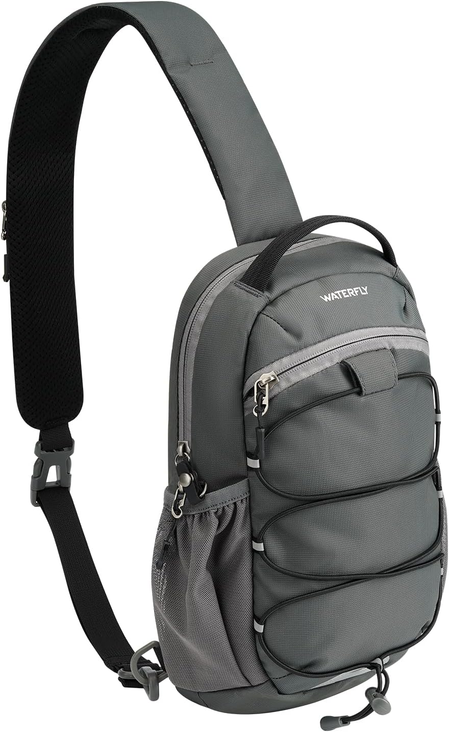 WATERFLY RFID Anti Theft Sling Bag: Small Crossbody Travel Hiking Daypacks