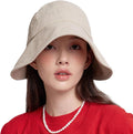 WHITE SANDS MOJA Linen Blend Victorian Bonnet Hat Sun Cap, Foldable Summer Visor | NEW Katy