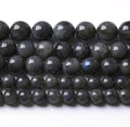 4MM 88PCS Natural Stone Black Labradorite Beads Crystal Loose Beads for Jewelry Making DIY Bracelet