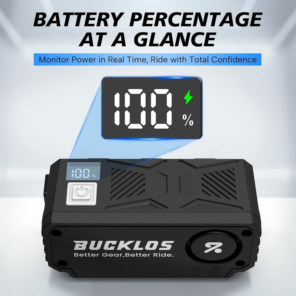 BUCKLOS 21 LED Super Bright Bike Lights for Night Riding, USB Rechargeable
