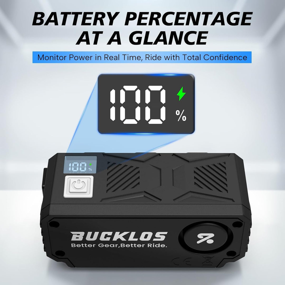 BUCKLOS 21 LED Super Bright Bike Lights for Night Riding, USB Rechargeable