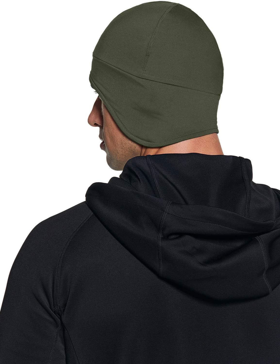 TSLA Men and Women Thermal Fleece Skull Cap, Winter Ski Cycling Under Helmet Liner, Running Beanie Hat