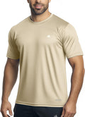 Men's Instant Cooling Crew Neck T-Shirt for Hot Weather