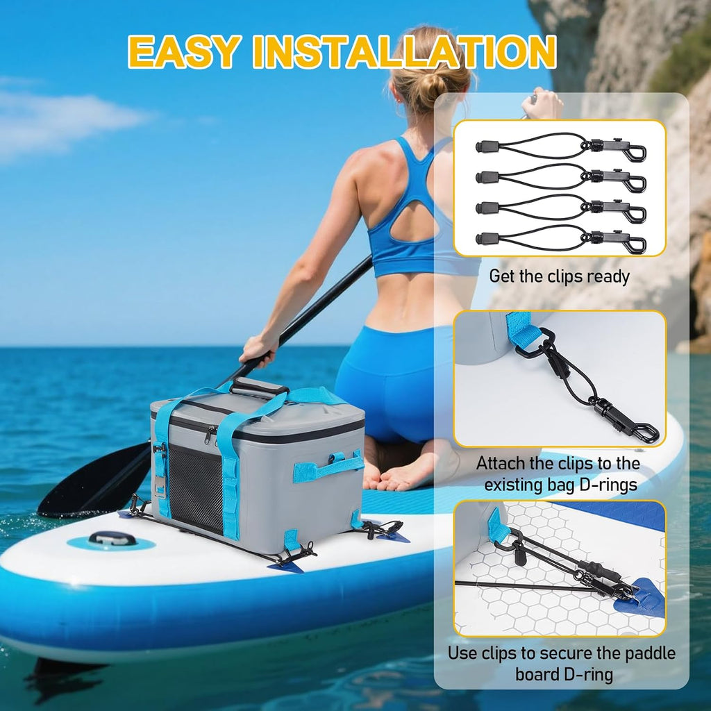 CAMULAND Waterproof Paddle Board Cooler Bag, 25L Insulated SUP Deck Bag