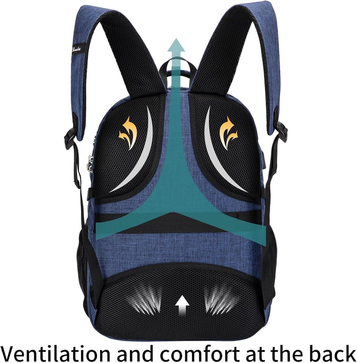 SHRRADOO Travel Laptop Backpack for Men Women, College High Schoolbag