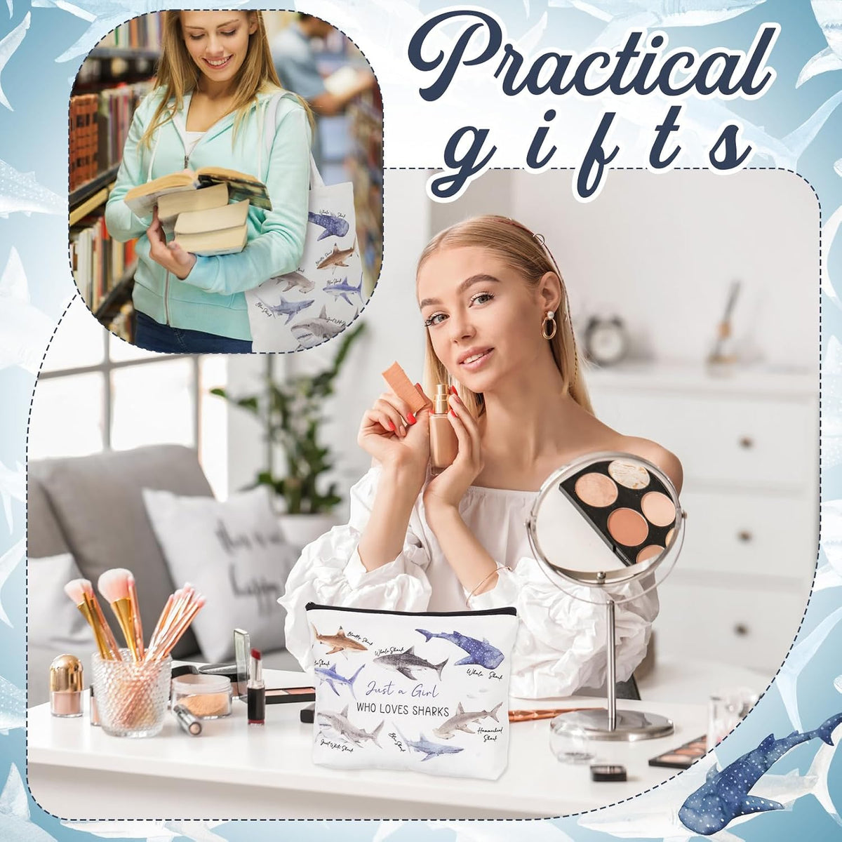 Gilprop 6 Pcs Ocean Fish Gifts for Ocean Lovers: Just Girl Who Loves Fish