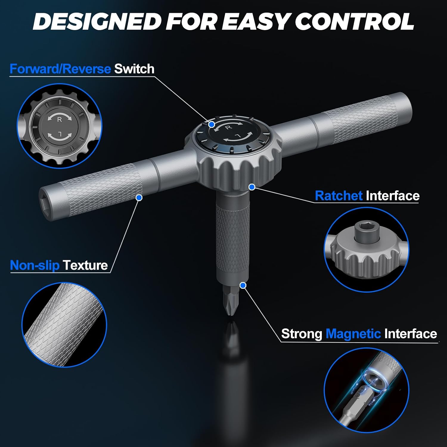 STREBITO Magnetic Screwdriver Set, 67-in-1 Ratcheting Screwdriver Set