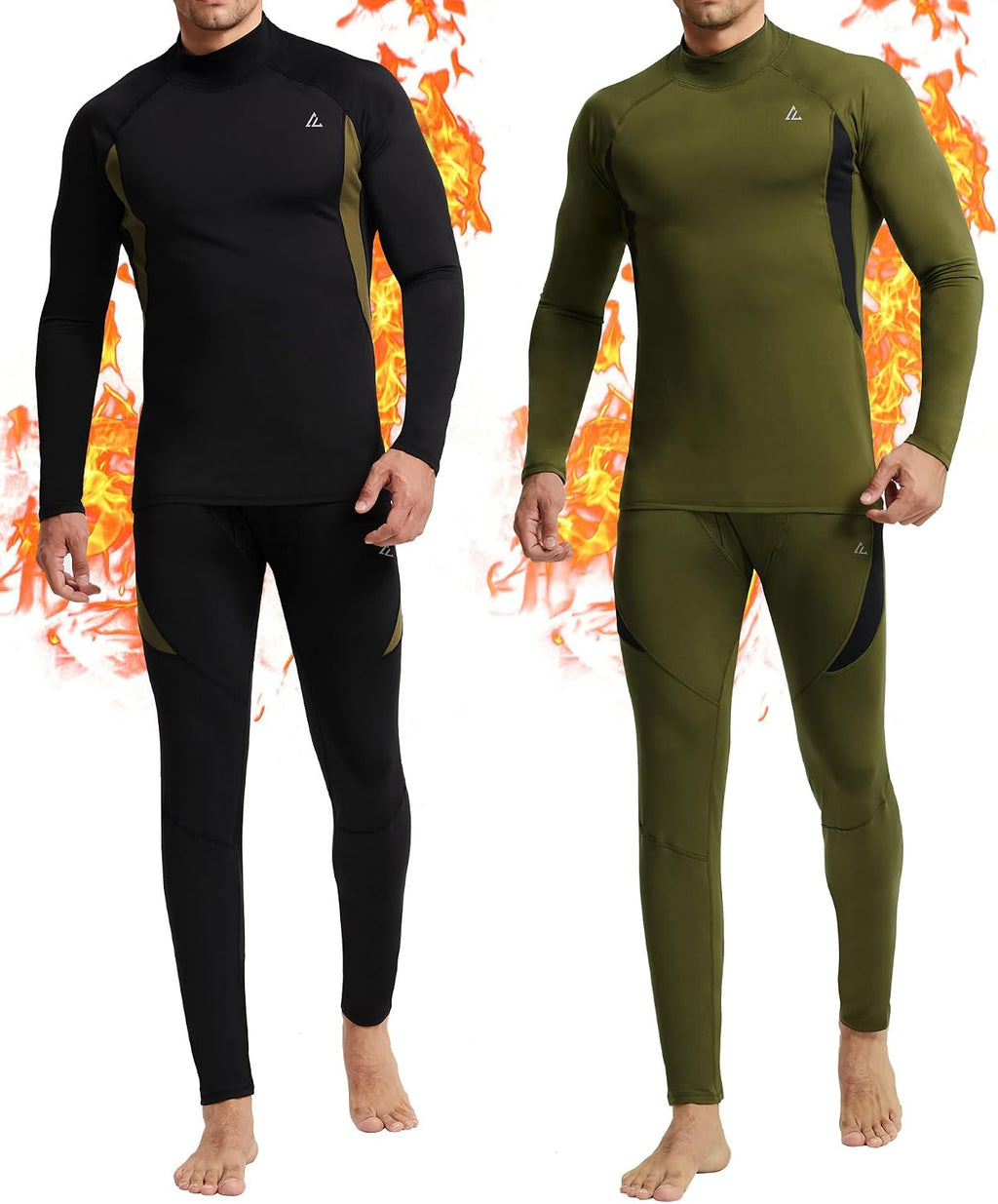 Mens Thermal Underwear Long Johns Base Layer Set Cold Weather 1/2/3 Pack