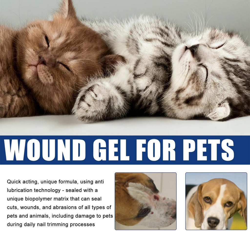 JoanofArc Dog Wound Care Hydro Gel, Heals Wounds, Cat Wound Care Gel, Helps with Cuts, Bites, Injured in a Fight, Scratches, Injured While Trimming Nails, Daily Gentle Care Gel, 0.68 fl.oz