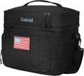 Goloni Lunch Box for Men & Women, Small Cooler Soft Thermal Leakproof Bag with Shoulder Strap, Multi-Pockets for Picnic, Beach, Camping