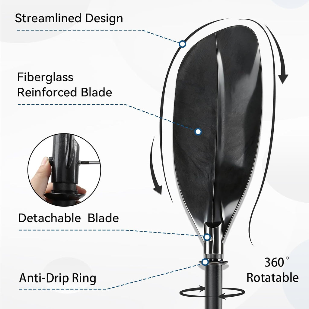 Kayak Paddle for Adults,60 to 90in Paddle Board Paddles Telescopic