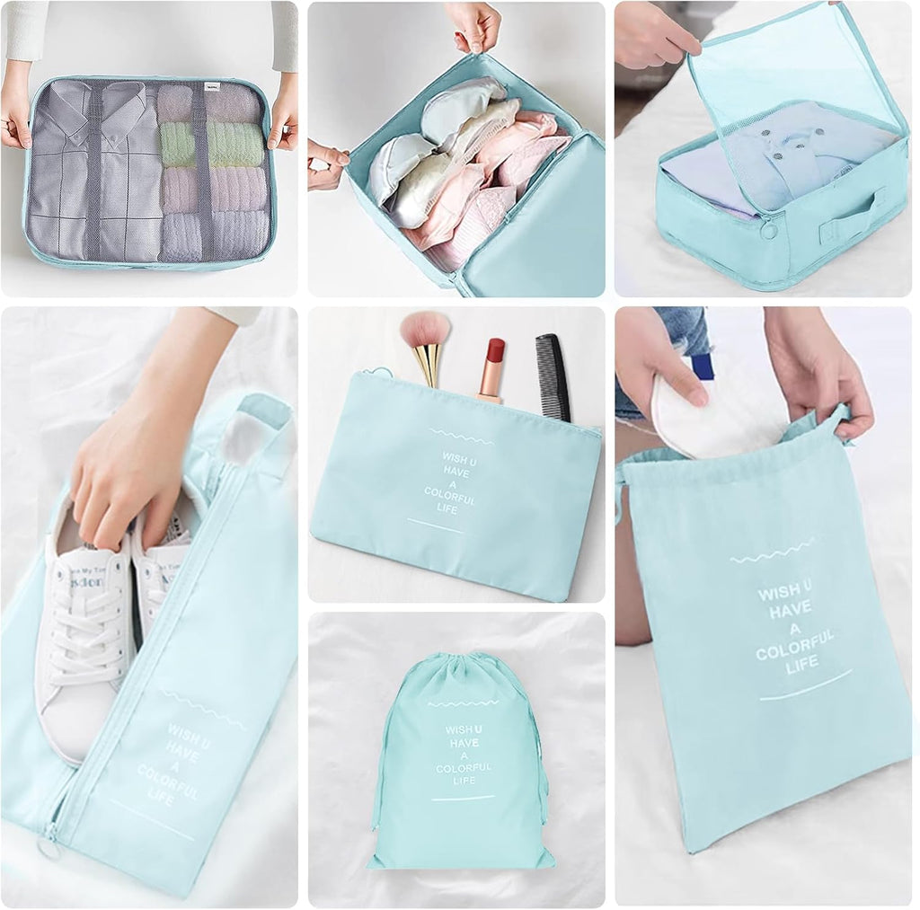 Packing Cubes for Travel 10 Set Luggage Organizer Bags