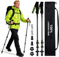 aiGear Carbon Fiber Trekking Poles, Collapsible Hiking Poles, 24-53 in