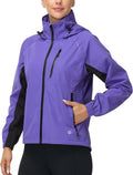 Nepest Womens Cycling Rain Jackets Biking Windbreaker with Hood UPF 50+
