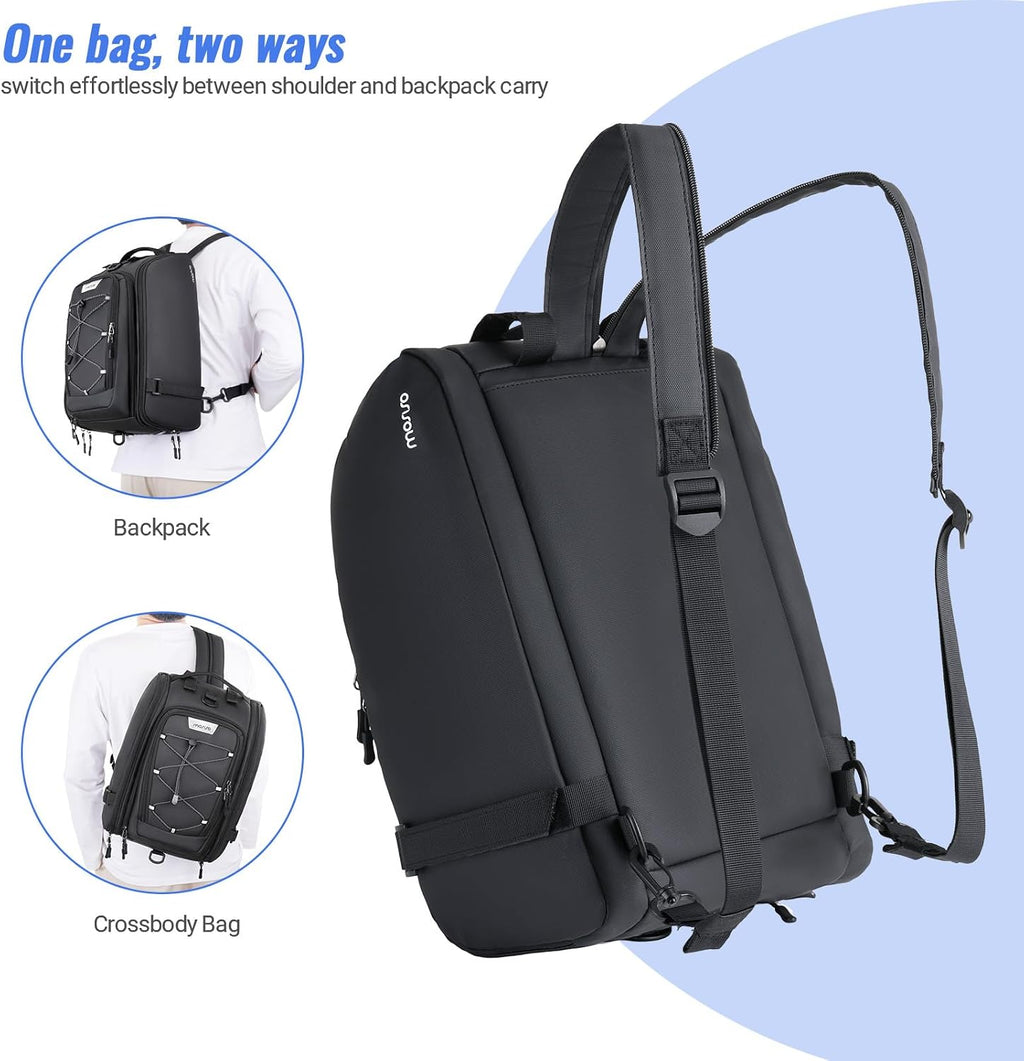 MOSISO Bike Rack Bag with Rain Cover, 15L Waterproof Bike Ebike Rear Bags