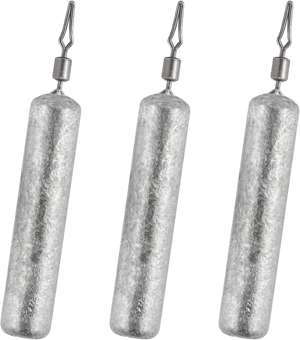 Dr.Fish Drop Shot Fishing Weights with Swivel Bass Pencil Sinkers