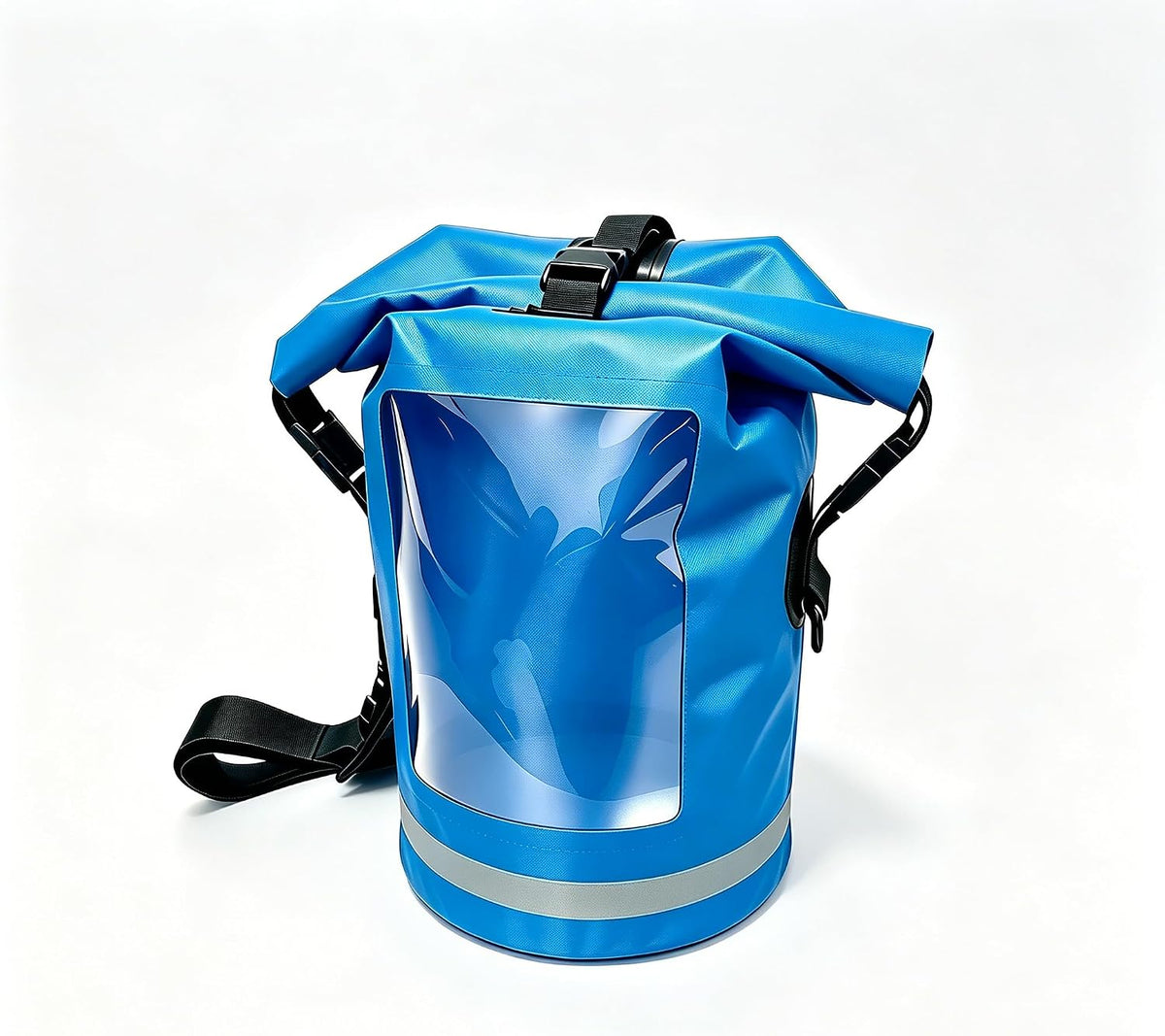 Waterproof Dry Bag with Clear Window, 500D Heavy Duty Roll Top Marine Sack