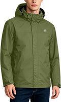 Little Donkey Andy Men's Waterproof Rain Jacket Outdoor Raincoat for Hiking