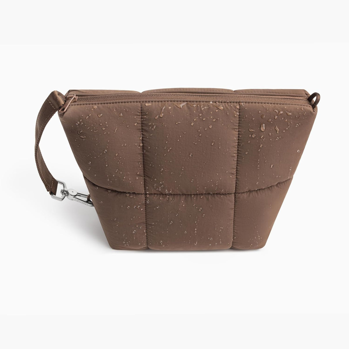 Comfyable Puffy Camera Bag, Soft Pillow Camera Bag with Shoulder Strap, Water-resistant Cute Compact Shooting Purse for Mirrorless DSLR SLR Women and Men, Mocha Brown