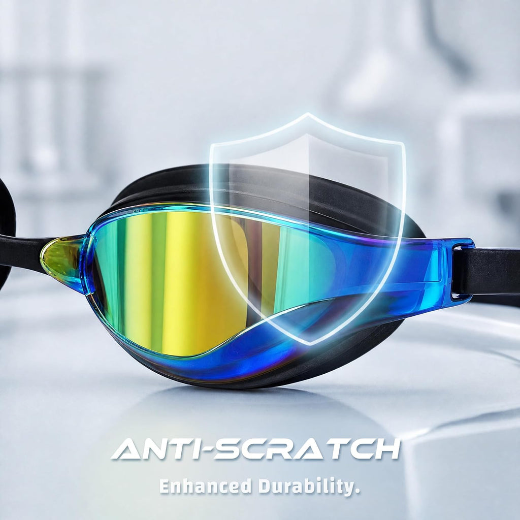 High-Performance Athletic Swim Goggles for Adult, Competition or Racing Use