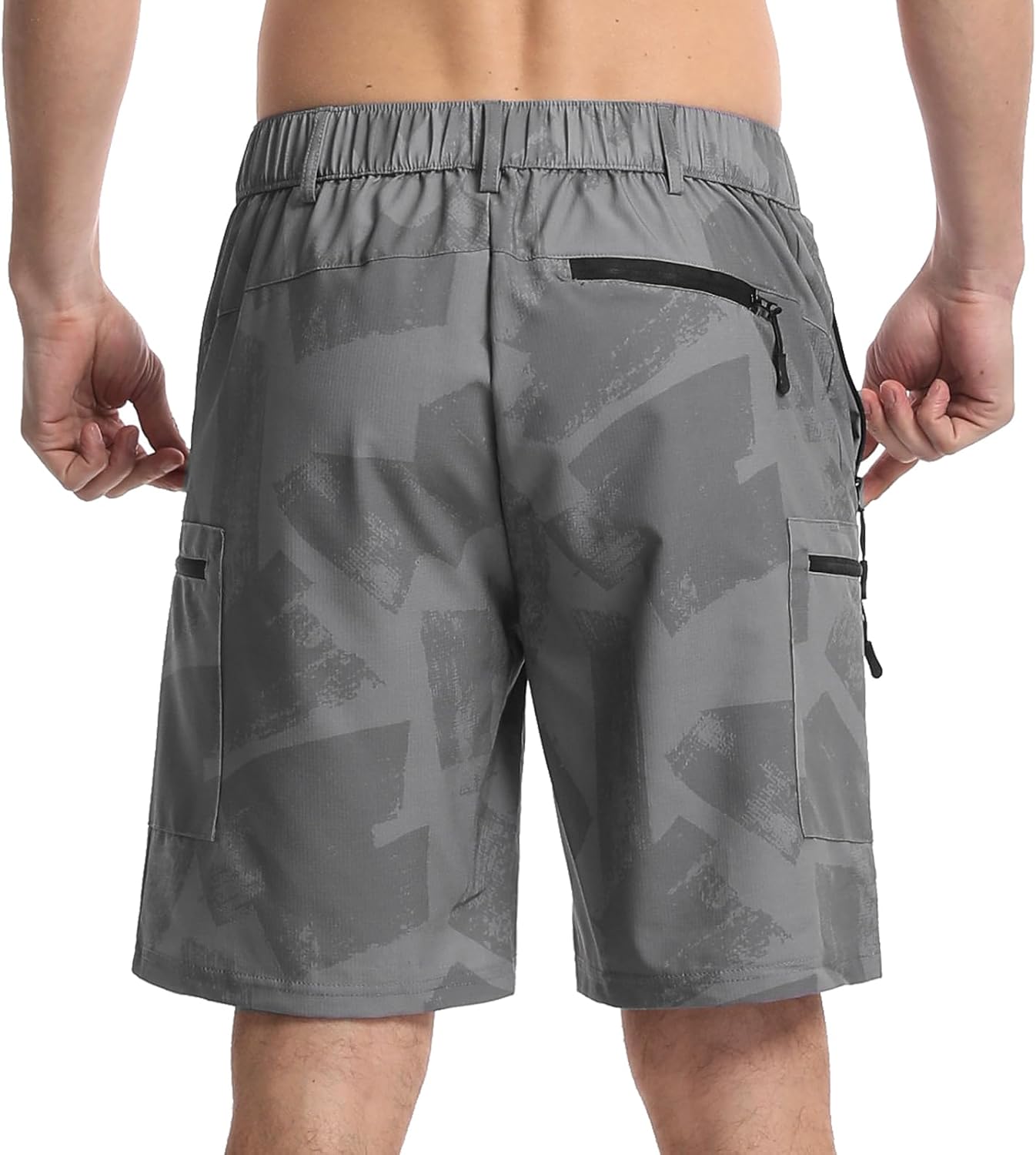 Suwangi Mens Hiking Cargo Shorts Casual Travel Tactical Short for Men