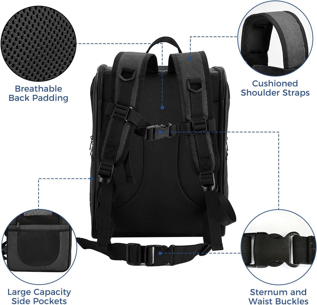 Apollo Walker Cat Carrier Backpack for Small Dogs and Cats Up to 18 lb