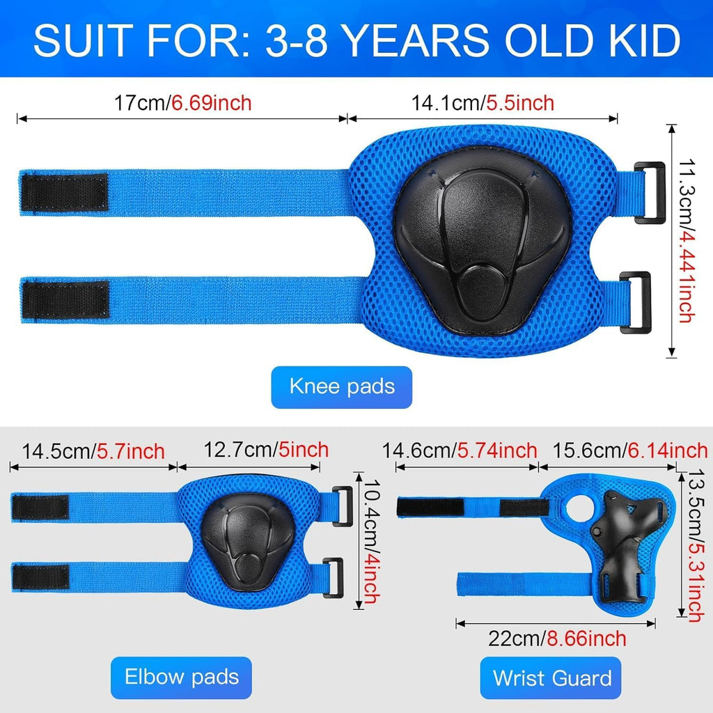 Toddler Kids Bike Helmet Set with Knee Elbow Pads, CPSC Certified