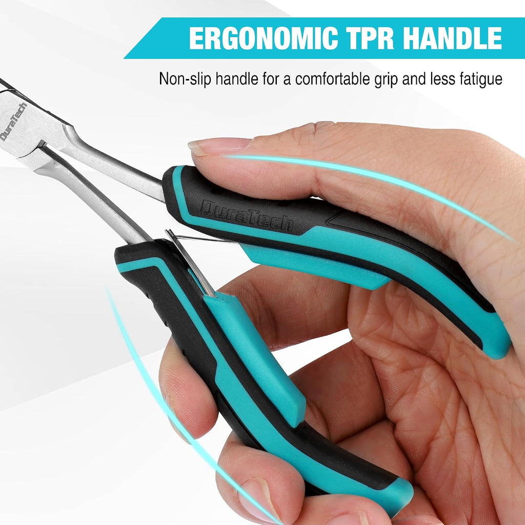 DURATECH 7" Long Reach Needle Nose Pliers, Extra Long Nose Pliers