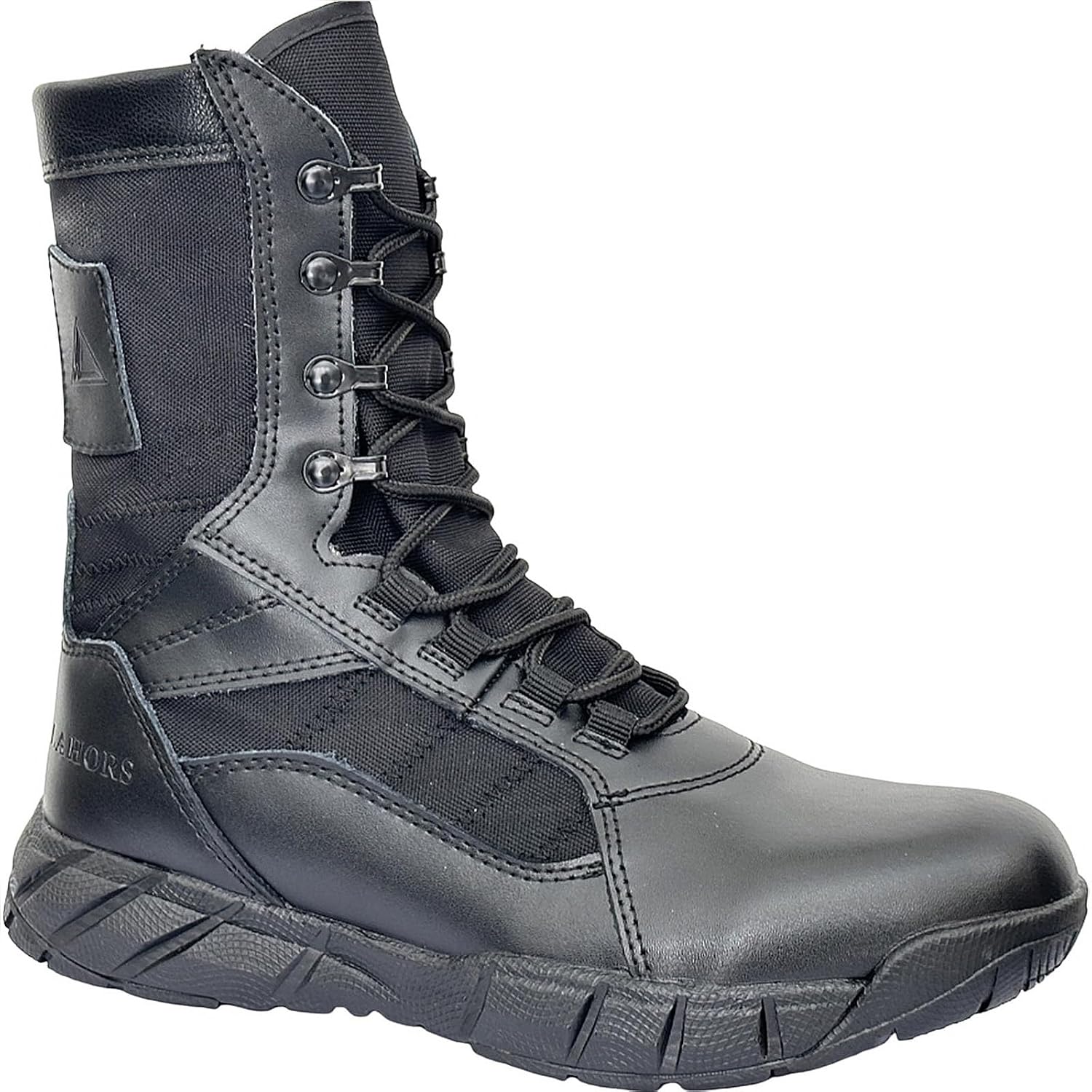 Lightweight Man Tactical Military Boots Combat Boots Anti-Collision Side Zipper Training Lace Up Outdoor Hiking Breathable Shoe