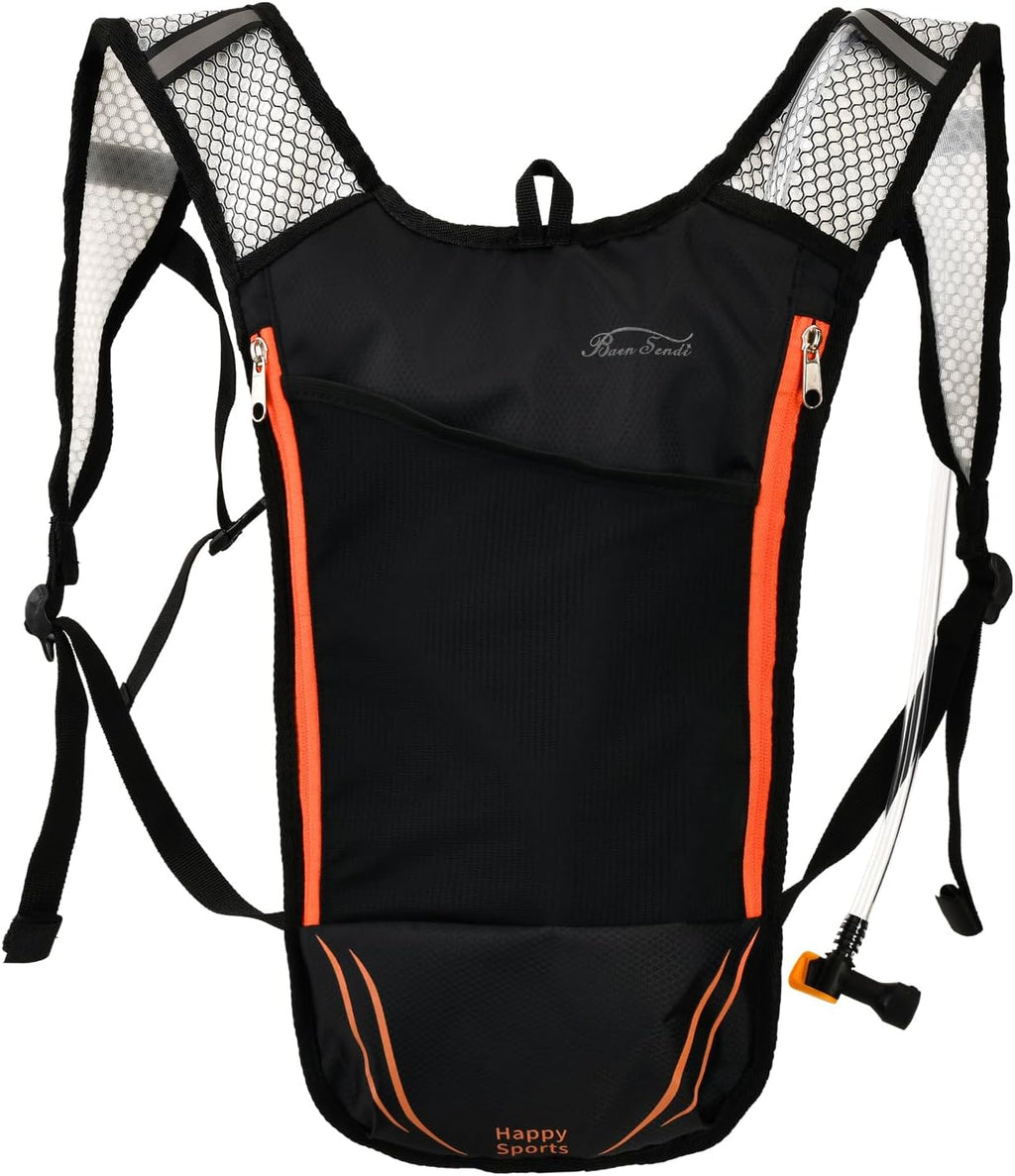 2 Pack Hydration Pack with 2L Backpack Water Bladder - Great for Outdoor Sports of Running Hiking Camping Cycling Skiing