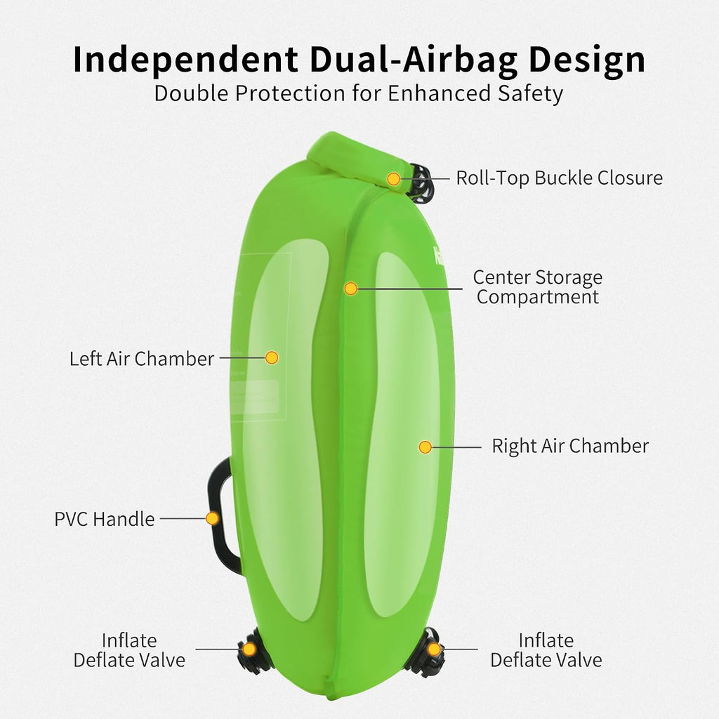 Naturehike 18L Waterproof Dry bags-Roll Top Waterproof Swimming Buoy with Waterproof Phone Compartment, Outdoor Bags Keep Gear Dry for Hiking, Kayaking, Camping, Swimming, Boating（Green）