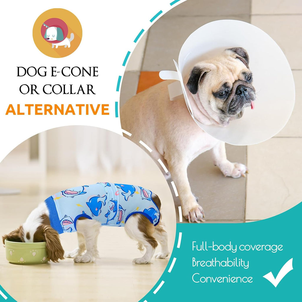 KOESON Lightweight & Soft Surgery Recovery Suit for Large Dogs Female Male