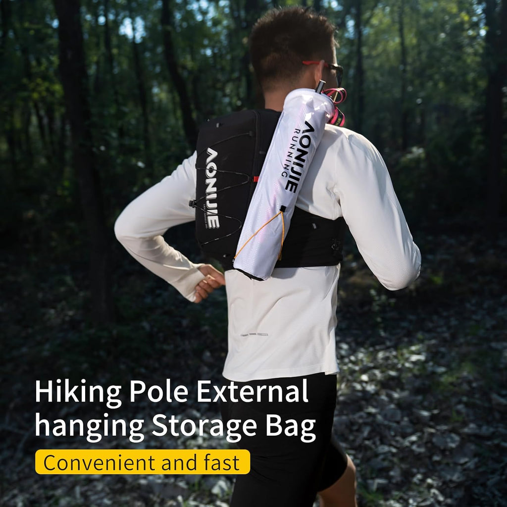 AONIJIE Trekking Pole Storage Bag, Waterproof Hiking Pole Carry Bag with Drain Hole