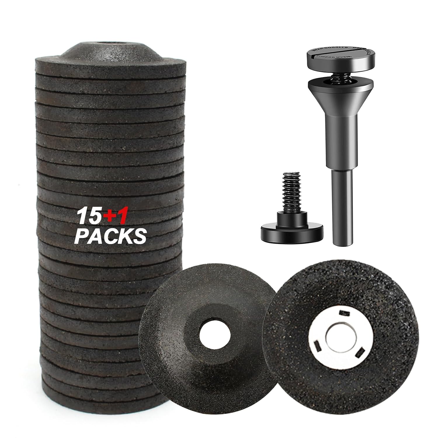 SI FANG 2 inch Die Grinder Grinding Wheels with 1/4" Mandrel 16 Pack