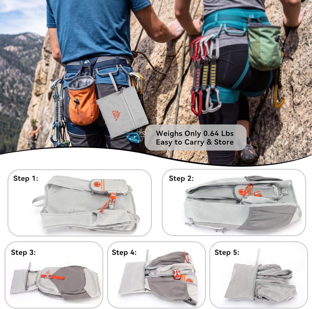 18L Small Hiking Backpack Foldable Ultralight Daypack