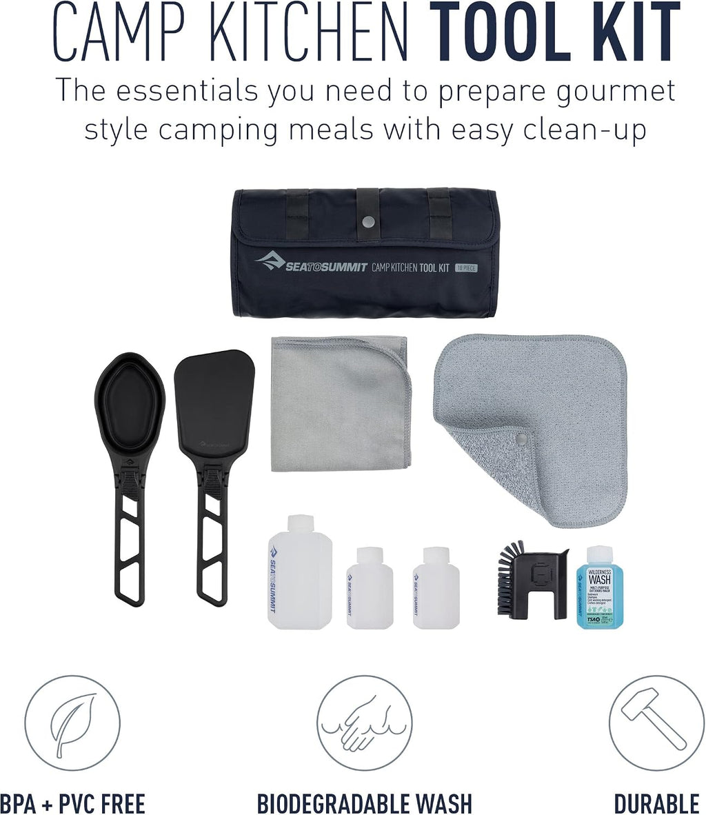 Sea to Summit Camp Kitchen Tool Kit 10 Pieces Set