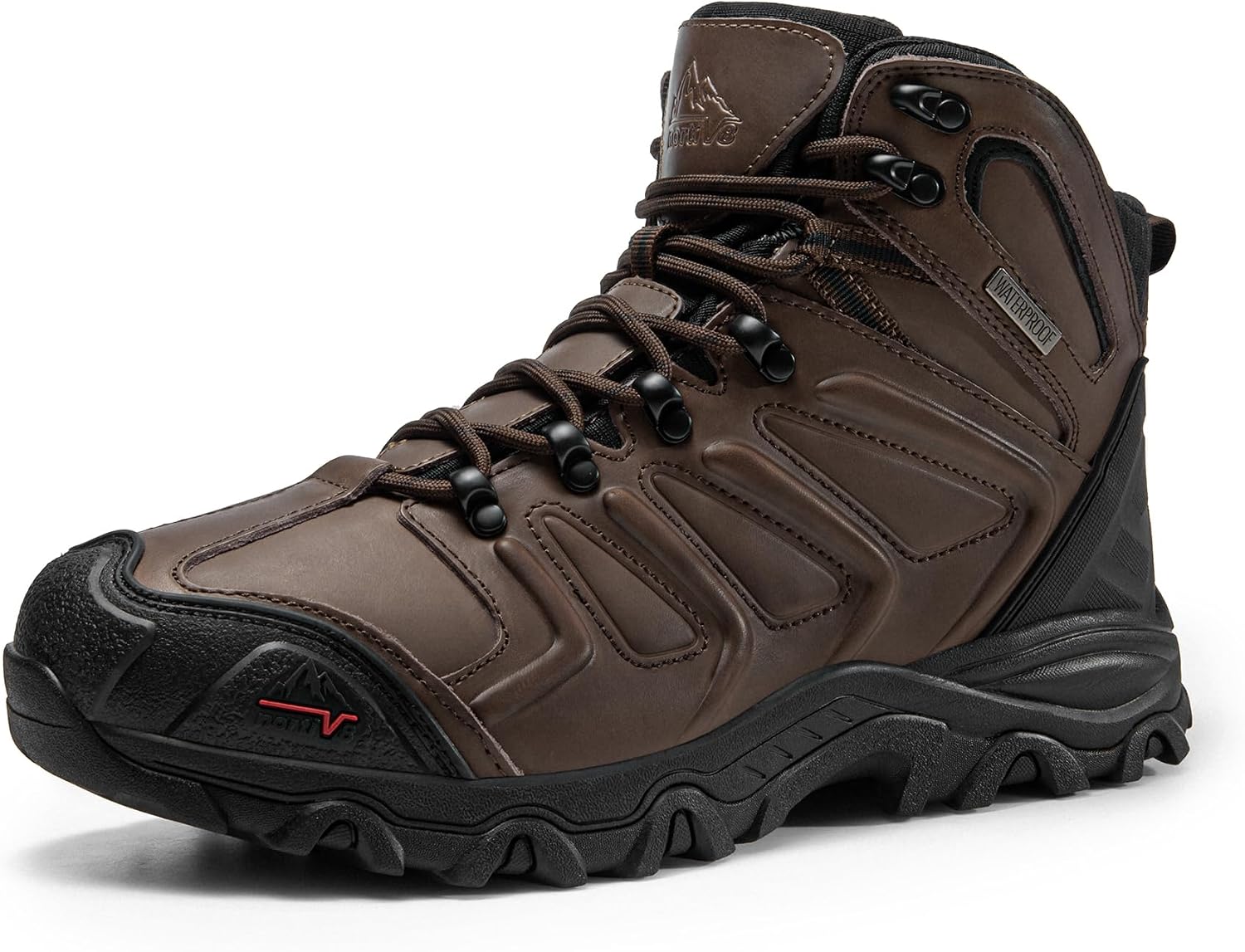NORTIV 8 Men's Ankle High Waterproof Hiking Boots