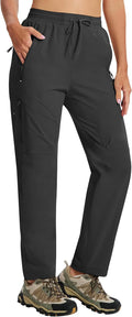 AIRIKE Women's Hiking Cargo Pants Lightweight Quick Dry Joggers Sweatpants Casual Work Travel Outdoor Pant with Pockets